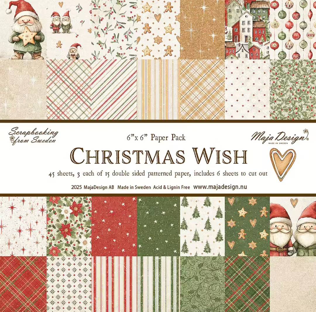 Maja Design Christmas Wish - 6x6" Paper pack