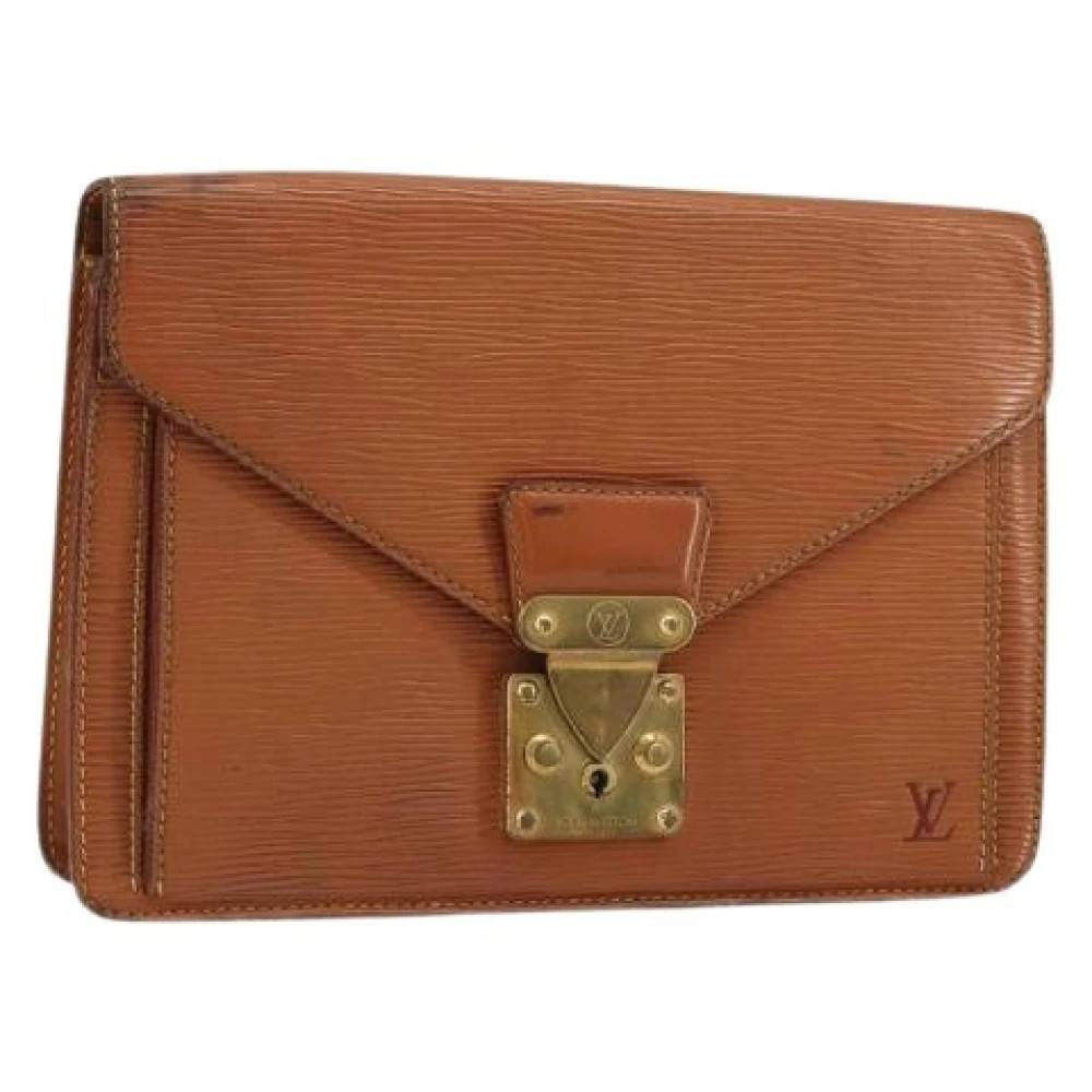 Louis Vuitton Vintage Pre-owned Vintage Epi Hand Bag - Vintage - Dame - Brun - ONE SIZE - Læder