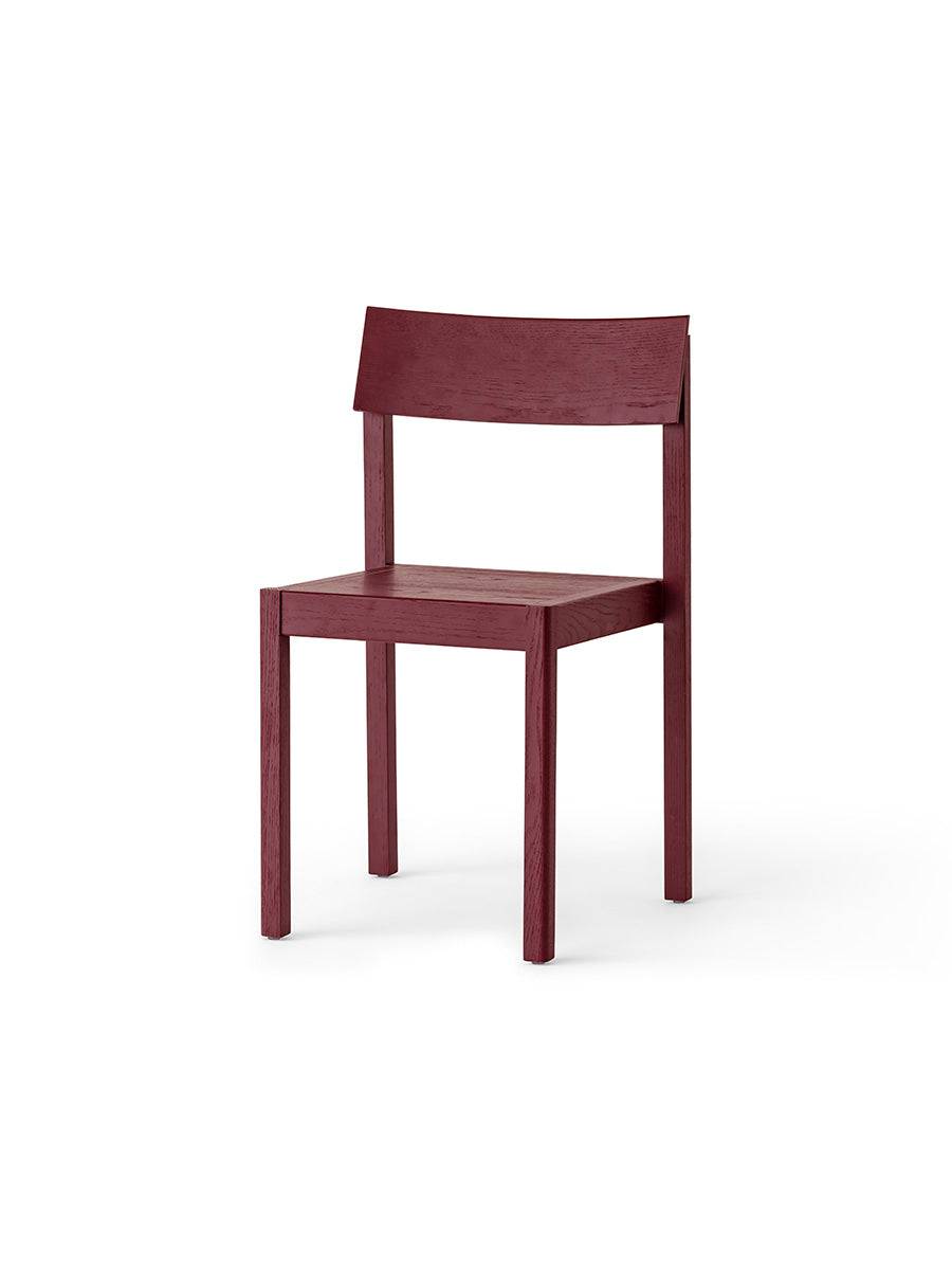 Audo Copenhagen - Mauro spisebordsstol med træsæde French Red - Jacobsen Plus