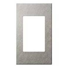 Panasonic Advanced Series Extra Metal Switch Plate for 1 Series Vibration Finish Silver WTA9601S silver