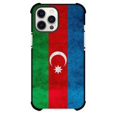 Azerbaijan Phone Case For iPhone Samsung Galaxy Pixel OnePlus Vivo Xiaomi Asus Sony Motorola Nokia - Azerbaijan Flag Vertical Poster