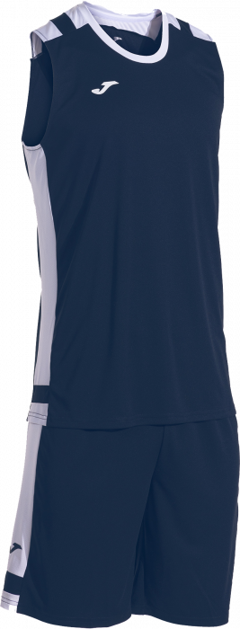 Joma Lider Basketballsæt - Navy Blå & Hvid - Large