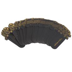 100pcs Disposable Perfume Tester Strips Bookmarks Fragrances Black Perfume Test Strips for
