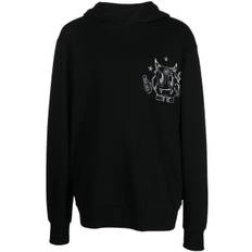 Philipp Plein - Monster Lisa hoodie - herr - bomull - L - Svart