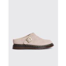 Dr. Martens Isham Buckle Mule Napped Suede Vintage Taupe (US 9,5)