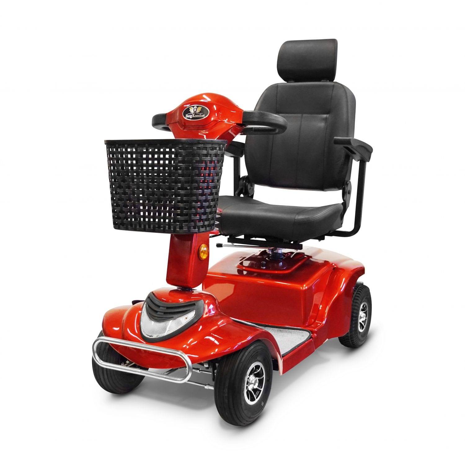 Berg Komfort BK-1260, 4 Hjulet El Scooter, 400W - Rød - iHero