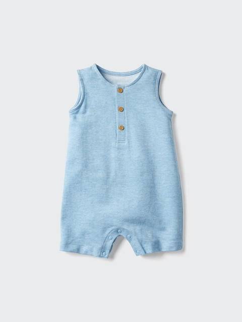 Uniqlo - One Piece Outfit (sleeveless, Denim-like) - Blue - 12-18 Months (80cm)