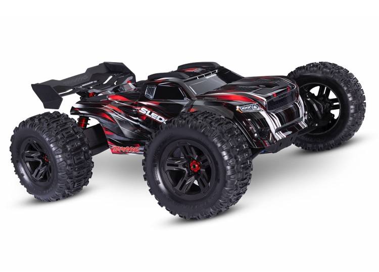 Traxxas Slæde 1/8 Lastbil 6S Bælte Rød