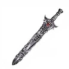 Toy Sword, Samurai Ninja Sword Med Scabbard För Anime Fans, Cosplayers(Color:silver-)