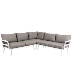 Villac hörnsoffa vit/beige - Vit