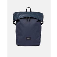 Sandqvist Alfred Rolltop Backpack (Polycotton) - Navy Blue - Blue / One Size