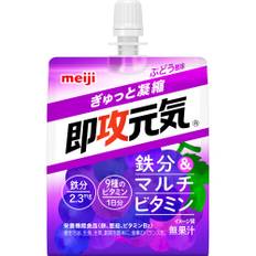 Meiji Sokogan Genki Jelly Iron & Multivitamin Grape flavor 180g Perfect Plus Cheer Pack Perfect Plus 1 set