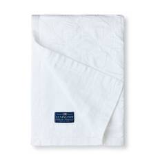 Lexington Signature Star Organic Cotton Quilted Överkast 160x240 Vit - White (160x240)