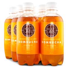 Kultures Kombucha, Ingefær & Lime, 6-pak