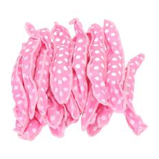 20pcs Hair Curler Rollers Flexible Soft Sponge DIY Night Sleep Hair Styling Tools Pink