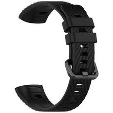 Huawei Band 4 Pro/3 Pro Soft Silikonrem - Svart