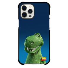 Toy Story Rex Head Phone Case For iPhone Samsung Galaxy Pixel OnePlus Vivo Xiaomi Asus Sony Motorola Nokia - Rex Portrait Blue Background