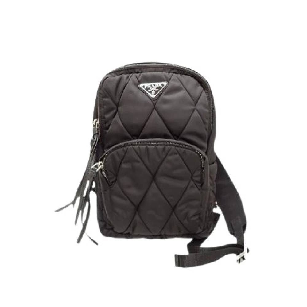 Prada Vintage - Pre-owned Quilted Nylon Backpack Vintage - Dam - ONE Size - Nylon