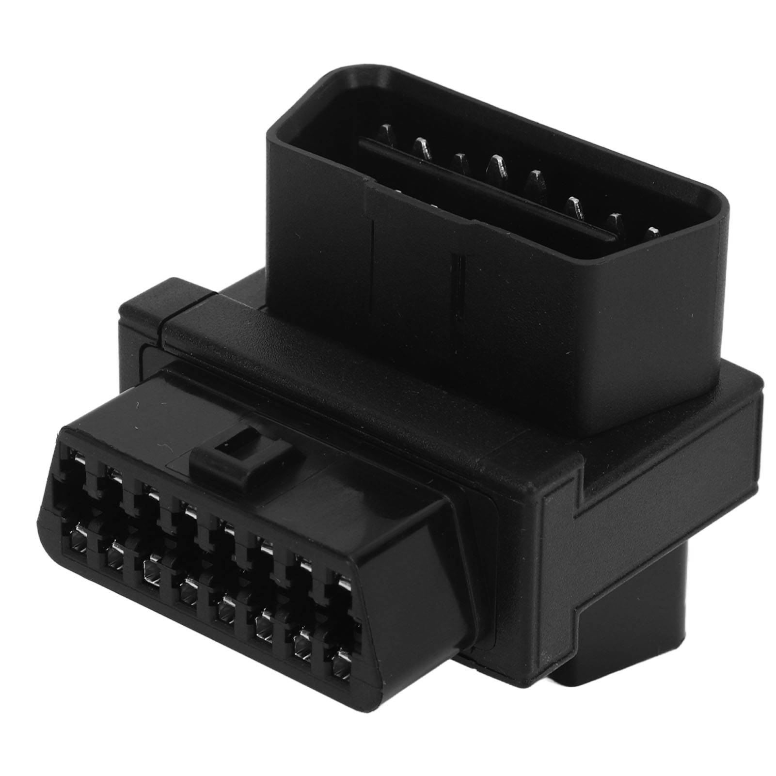 ABS OBD2 Adapter 16 Pin Male to 2 Female Plug and Play Splitter Connector for Diagnostic Extender obd2 Scanners GPS HUD