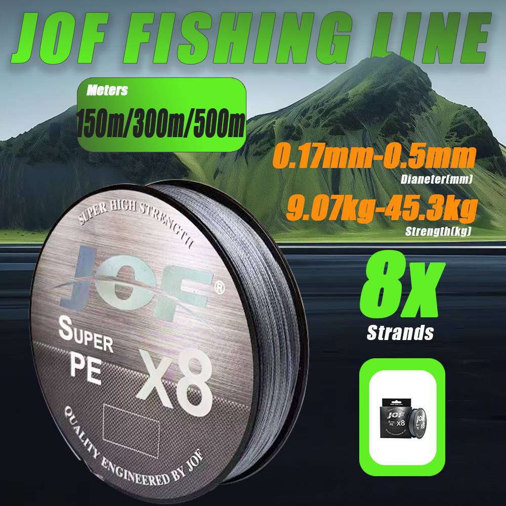 PE Raw Silk Soft Fishing Line X8 Rock Long-range Casting Line 150-500m Multi-color Field Fishing 0.17mm-0.5mm Thickened 1.0-8.0#