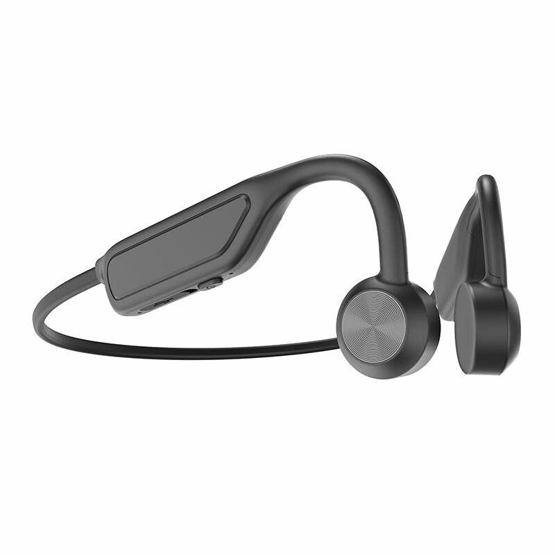 bluetooth 5.3 Earbuds Bone Conduction Hörlurar 9D Stereo IPX6 vattentät Sport Öronkrokar hörlurar med mic