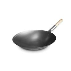Wok med håndtag rund bund Ø35 cm. - Wok, Grill og gasblus