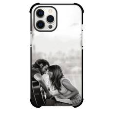 A Star Is Born Phone Case For iPhone Samsung Galaxy Pixel OnePlus Vivo Xiaomi Asus Sony Motorola Nokia - A Star Is Born Bradley Cooper And Lady Gaga Grayscale Poster