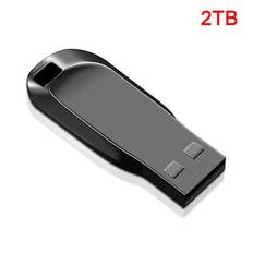 Usb 3.0 2tb Flash Drive Pendrive Højhastigheds Data Hukommelse Lager Flash Disk Stick[HK] 2TB Black