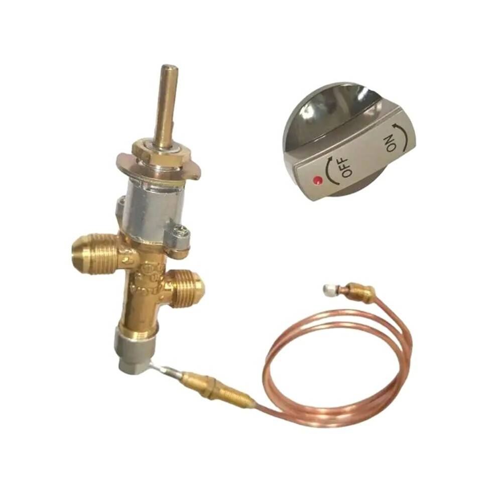 Propane Pit Gas Control Adapter Regulator Hose 60cm Thermocouple Flexible Low Working Pressure Easy Assembly