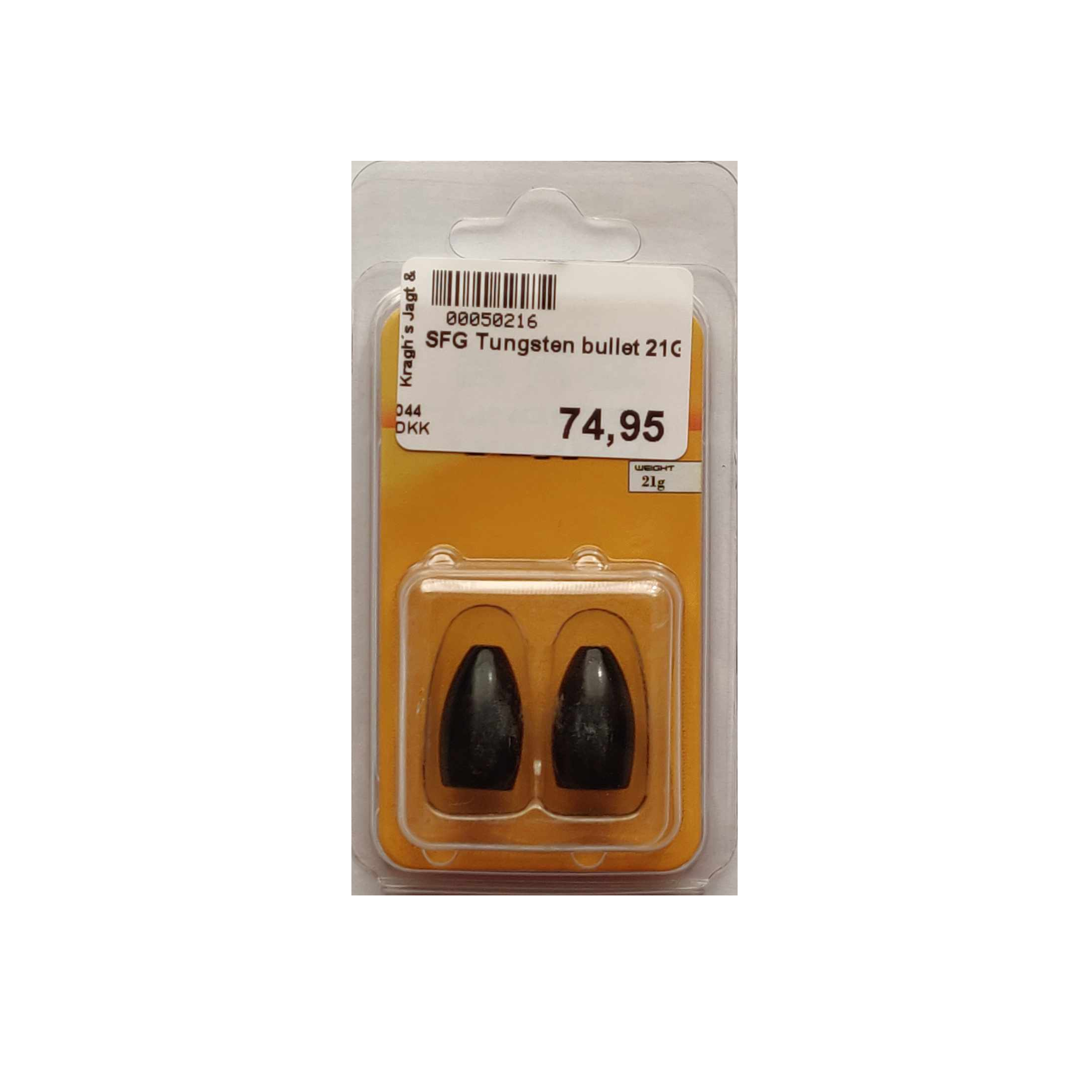 SFG Tungsten Bullet 21g 2 stk..