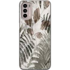 Motorola Moto G41 Gennemsigtigt Telefoncover Skogens löv