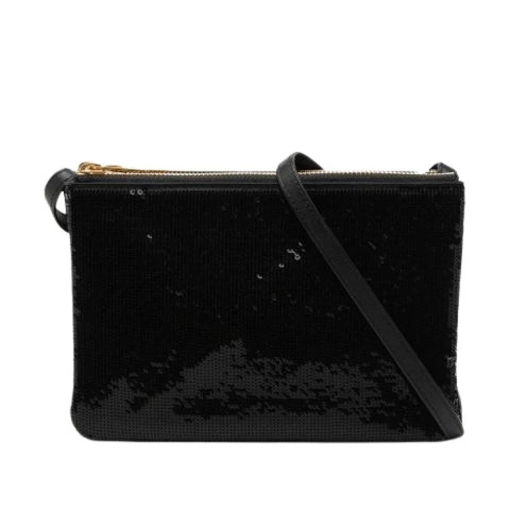Celine Vintage Pre-owned Trio Crossbody Bag - Vintage - Dame - Sort - ONE SIZE - Uld