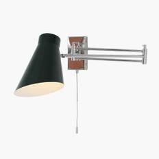 wall lamp Svängarm Vägglampa Väggfäste Läslampa Justerbar sänggavel Vägglampa Sovrum Sänglampor Väggbelysningsarmatur E27 Vägglampor för vardagsrum Hotell Arbetsrum/K Grön Wall light