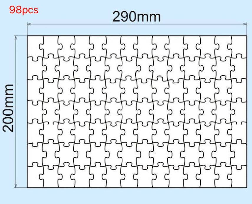 Wooden puzzle - 200x290mm / 98pcs