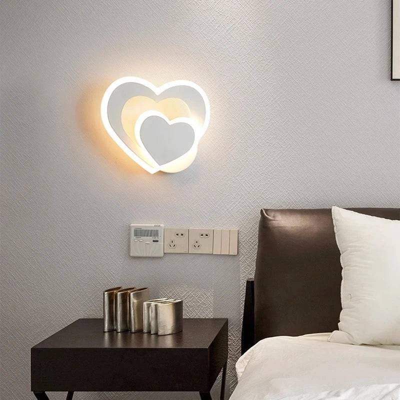 HeartGlow Vägglampa - Modern LED Belysning - A / Naturlig vit (3.500-5.500 K)