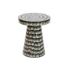 Elegant Home ESPRIT Sort og Gyldent Sidebord - 40 x 40 x 48 cm