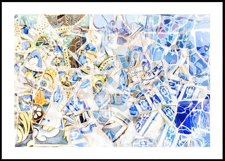 Mosaic of Barcelona 01 Plakat (100x140cm) - Plakater >
