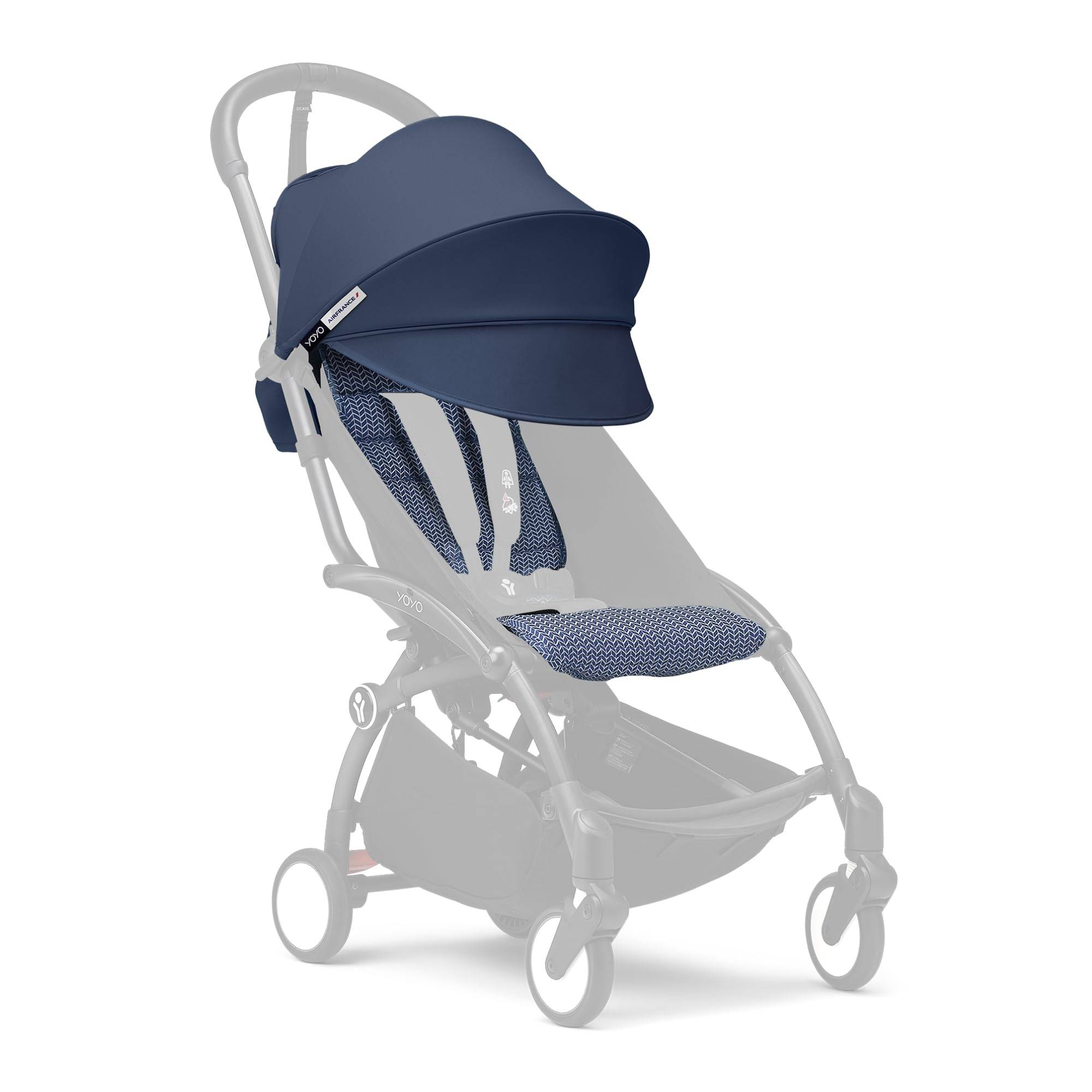 Stokke YOYO Stroller Accessories Color Pack for Babies 6 Months to Type Air France Blue sold 6+ Toddlers, B, (Stroller separately)