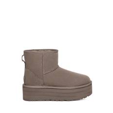 UGG UGG Grey Classic Mini Platform Boots