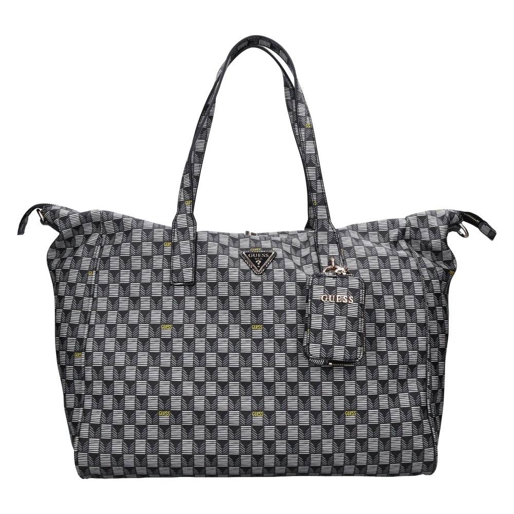 Guess Weekender Tote Bag - Tasker - Dame - Sort - ONE SIZE - Bomuld
