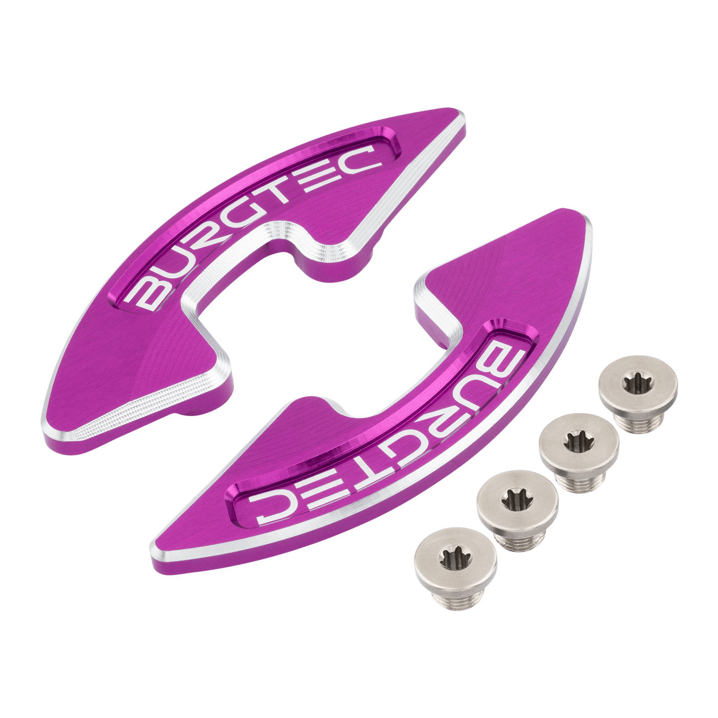 Burgtec Chainring Bash Guard, Par / Purple Rain