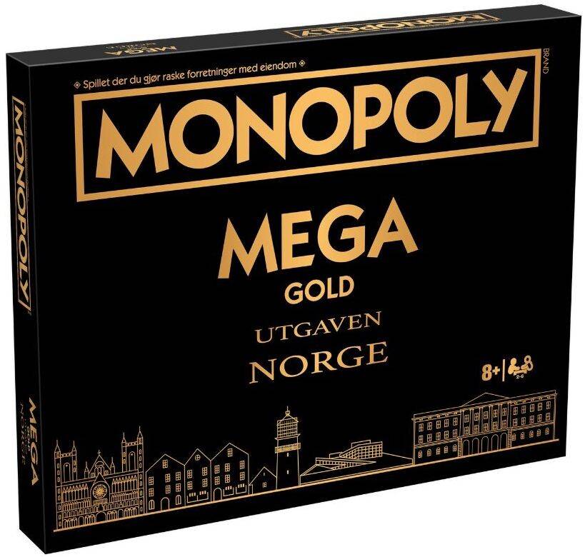 Monopoly Mega Gold Edition - NORSK