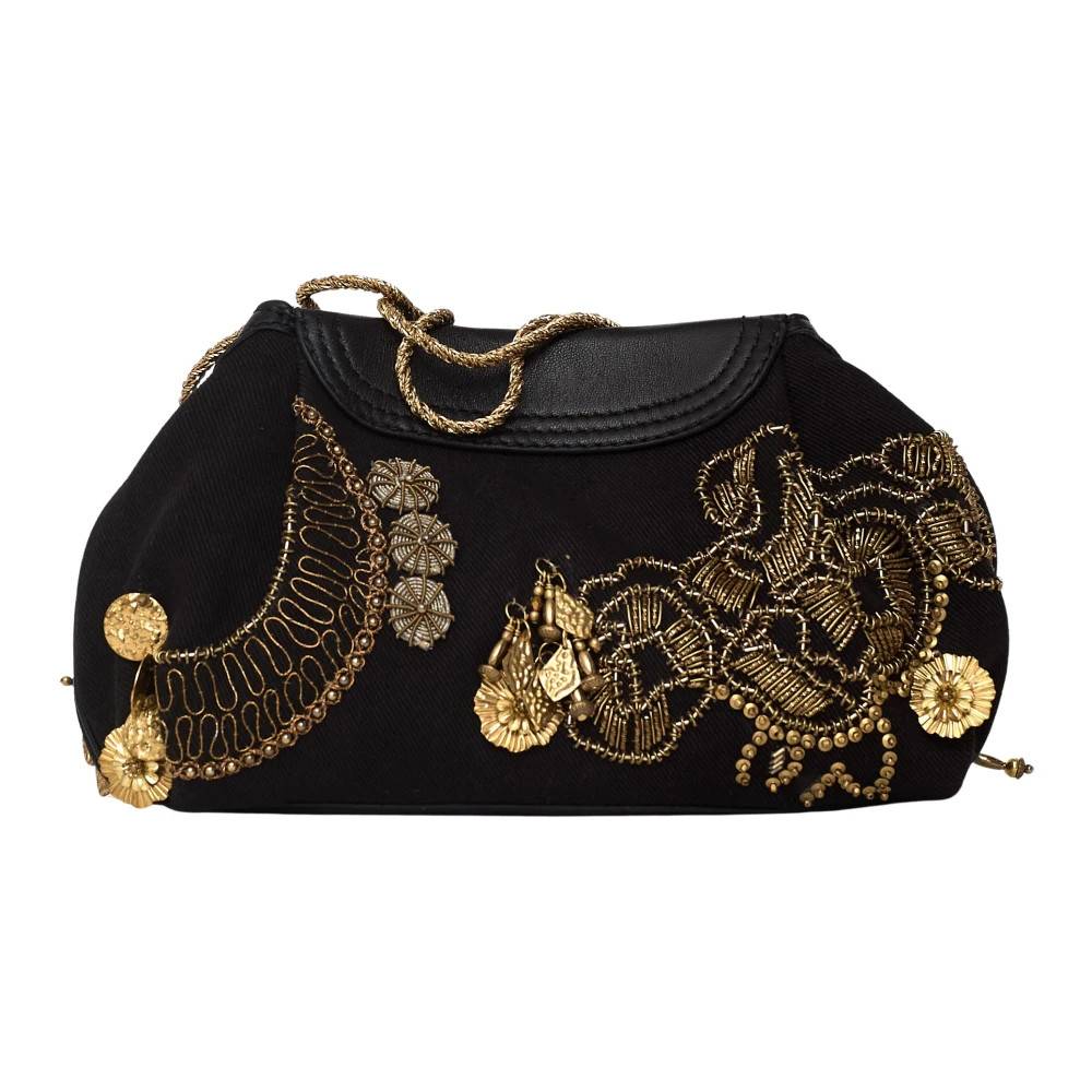 Dries Van Noten - Broderad clutchväska Väskor - Dam - ONE Size - Bomull