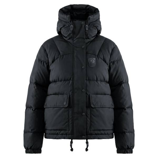 Expedition Down Cropped Jkt Black Edition W