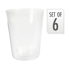 Drinksglas hård plast genanvendelig 6x - 500 ml