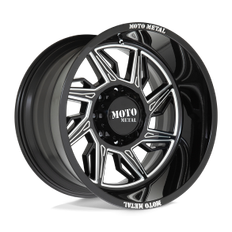 MOTO Metal MO997 HURRICANE Gloss Black Milled - Right Directional 20X10 6X139.7 (BS 4.79) CB 106.10