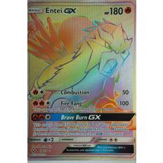 Pokémon Entei GX 74/73 Hyper Rare - Pokemon kort - Regnbue- eller guldkort - Pocket Monster