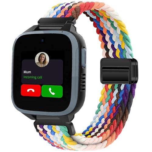 Issinlky Nylonband för barn Kompatibel med XPLORA X5/XGO2/XGO3, Elastiskt armband med magnetiskt spänne för Xplora X5 Play/XGO2/XGO3