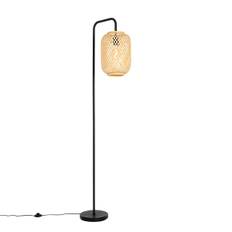 Smart gulvlampe bambus inkl. WiFi ST64 - Yvonne
