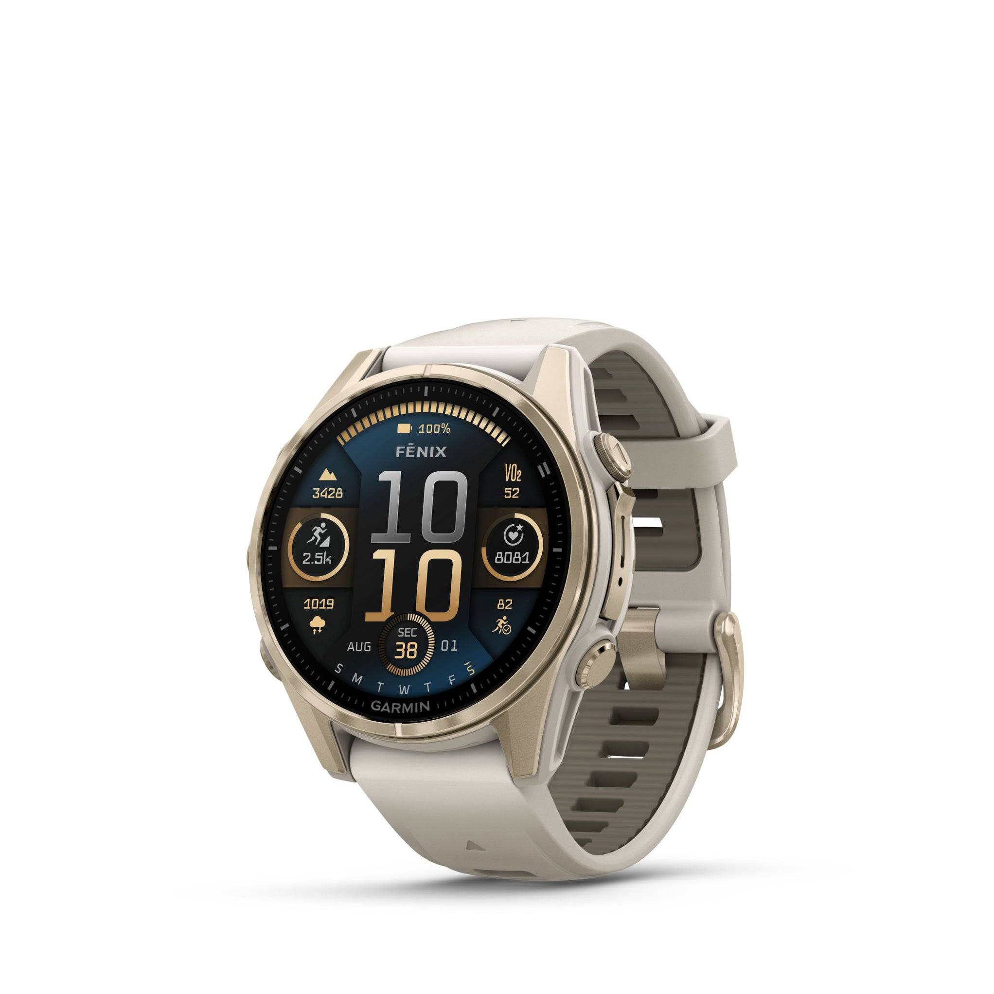 Garmin fenix 8 – Amoled 43 mm Sapphire Soft Gold